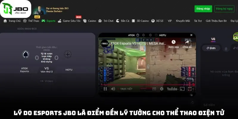 ESports Jbo - Điểm Đến Lý Tưởng Dành Cho Cá Cược Thể Thao Điện Tử 3 ly-do-esports-jbo-la-diem-den-ly-tuong-cho-the-thao-dien-tu