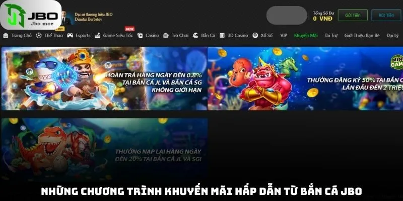 Bắn Cá Jbo Cùng Cách Tham Gia Và Chia Sẻ Mẹo Bắn Cá Hiệu Quả 5 nhung-chuong-trinh-khuyen-mai-hap-dan-tu-ban-ca-jbo